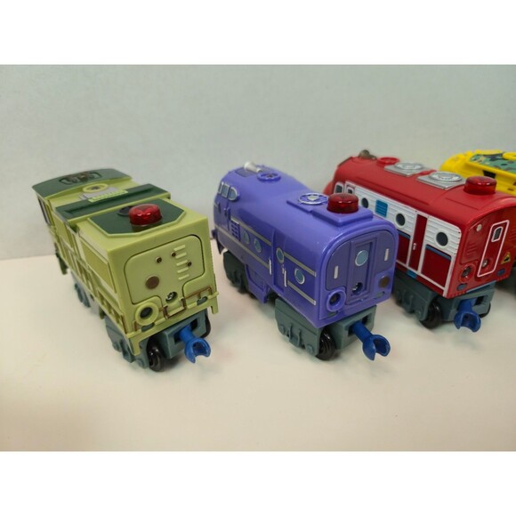 Chuggington Lot Of 8 Learning Curve 2010 Interactive Trains - Untested - Picture 12 of 16